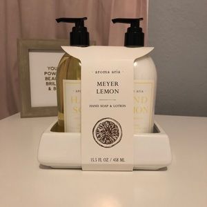 MEYER LEMON Luxury Hand Soap & Lotion Set